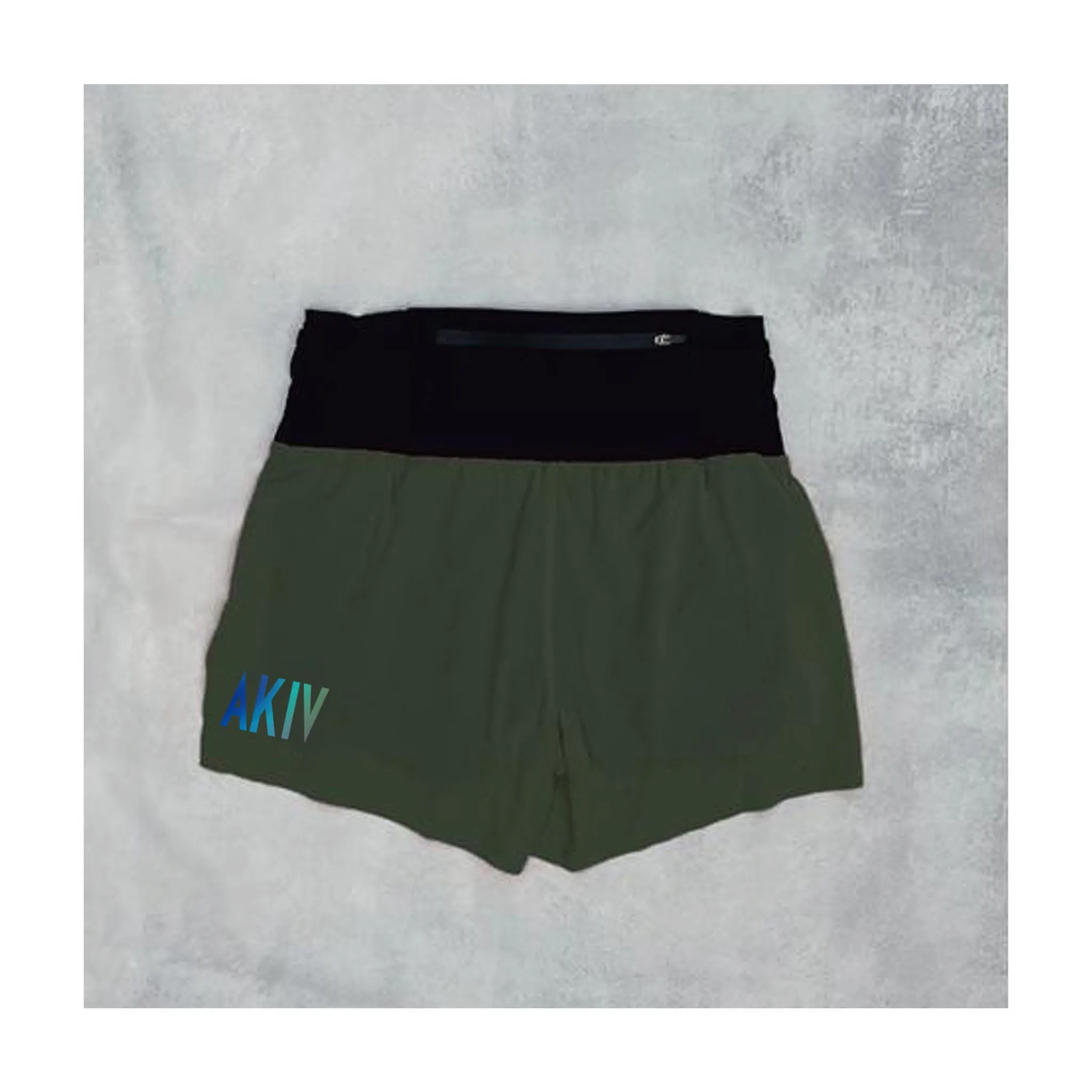 AKIV Trail Running Shorts Unisex | Triangular inner | Earth Green
