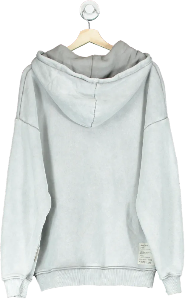 Boda Skins Grey Organic Cotton Hoodie UK S