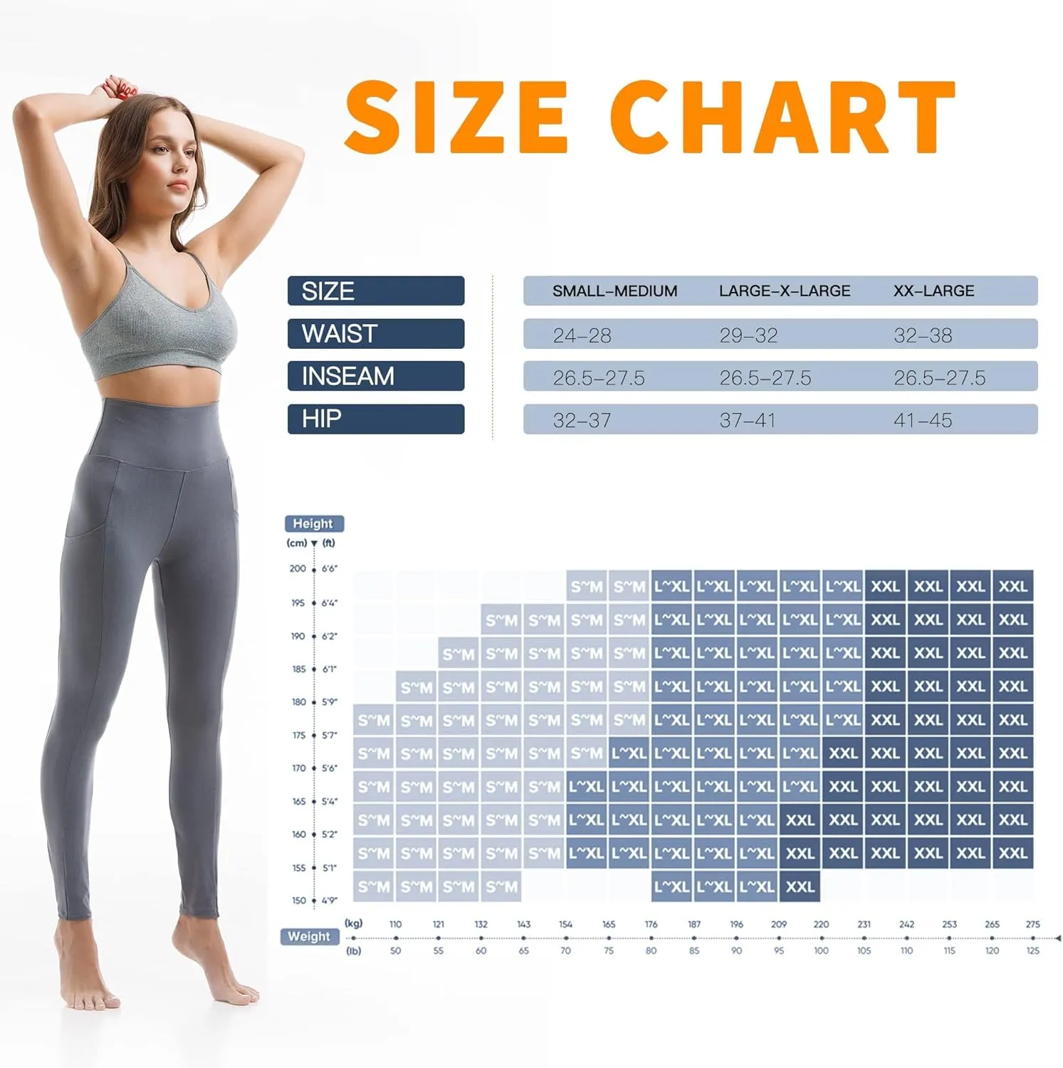 CADITEX Leggings for Women - Women Leggings Buttery Soft Tummy Control Workout Gym Yoga Pants