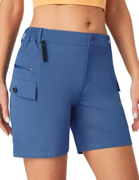 Ewedoos Womens Hiking Shorts Stretchy Cargo Shorts with Pockets Quick Dry UPF 50  Golf Athletic Outdoor Summer Shorts