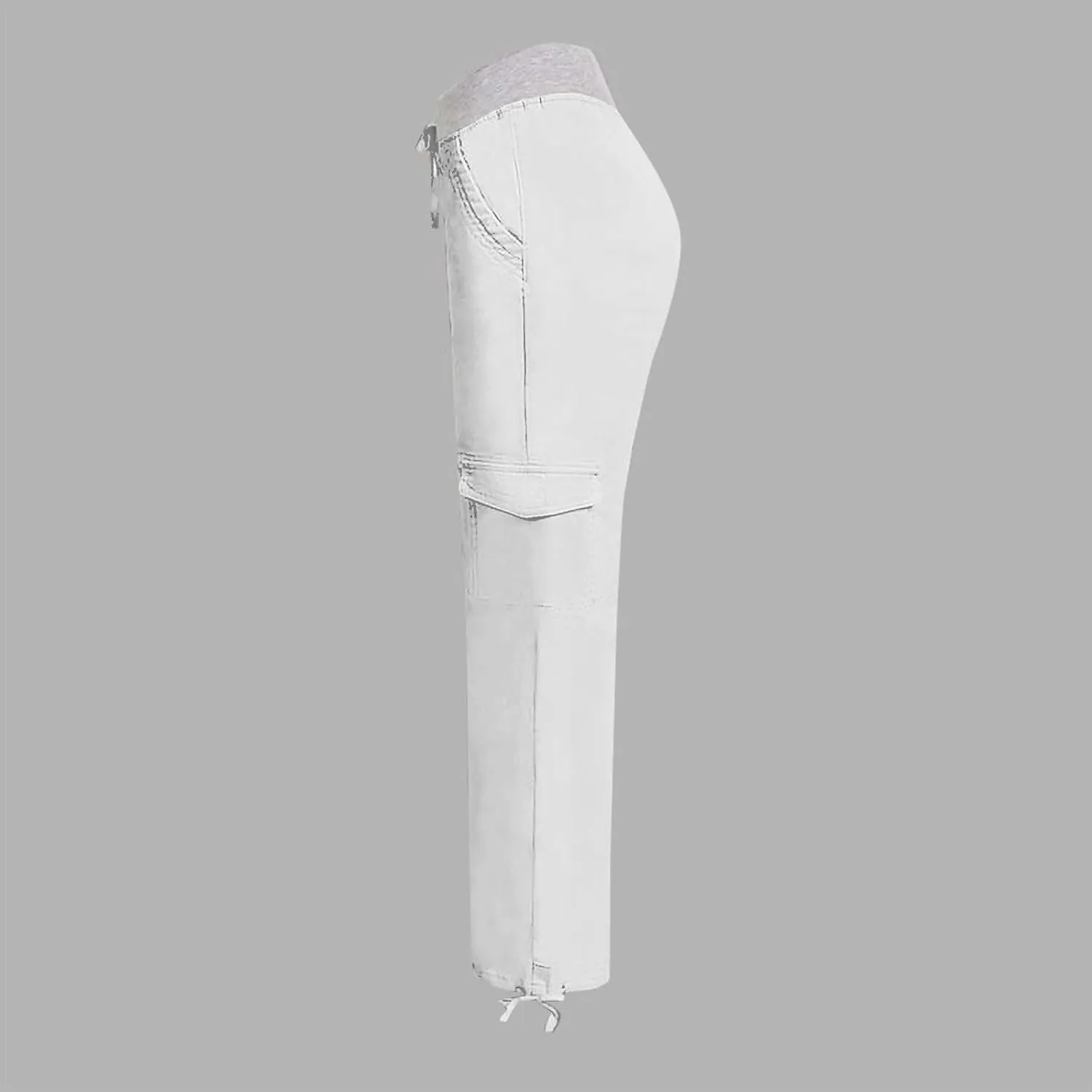 Low Rise Pants for Women, Cargo Pants Women, Casual, Drawstring, Straight Leg, Hiking Pants, Y2k, Trendy Trousers