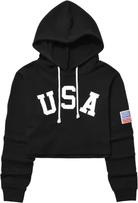 Perfashion Women Sweatshirt Crop Top Hoodie Long Sleeve Sweatshirts