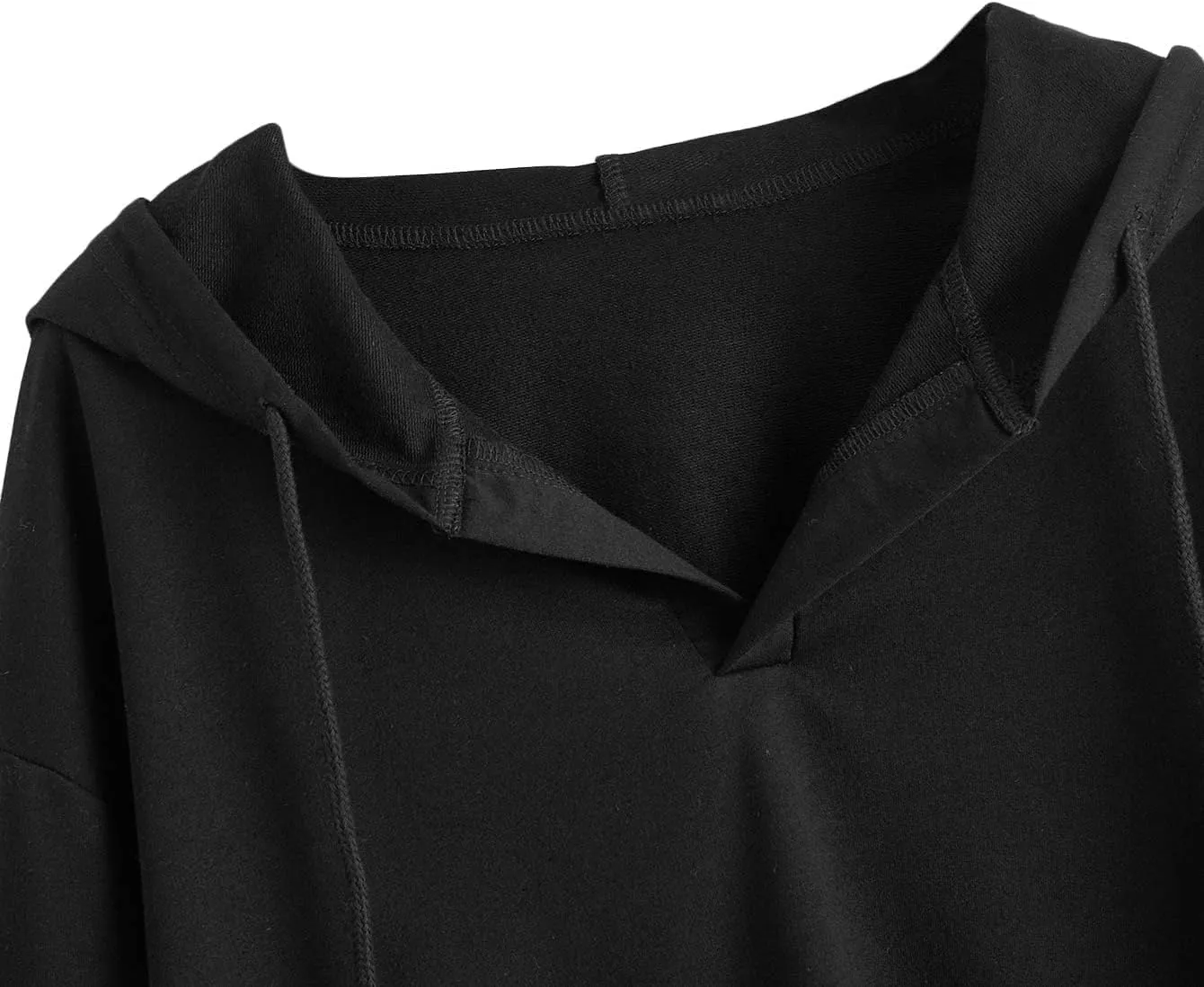 Remidoo Women's Casual Long Sleeve Crop Top Hoodies Sweatshirt With Drawsting