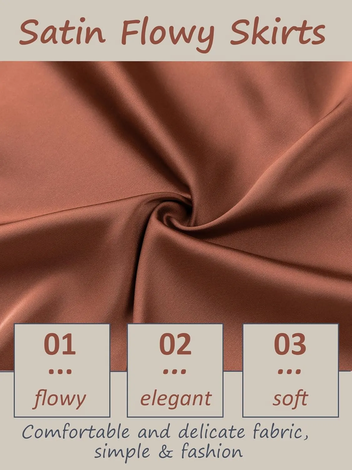 Women's Flowy A Line Skirts,Work Skirts for Women,Maxi Skirts for Women with Pockets